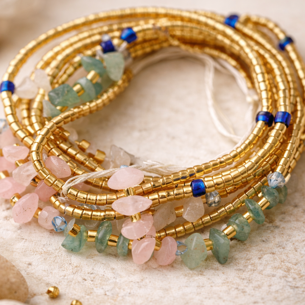 Dag 4: Één waistbead per dag, tot 10.000 vrouwen voor zichzelf kiezen.