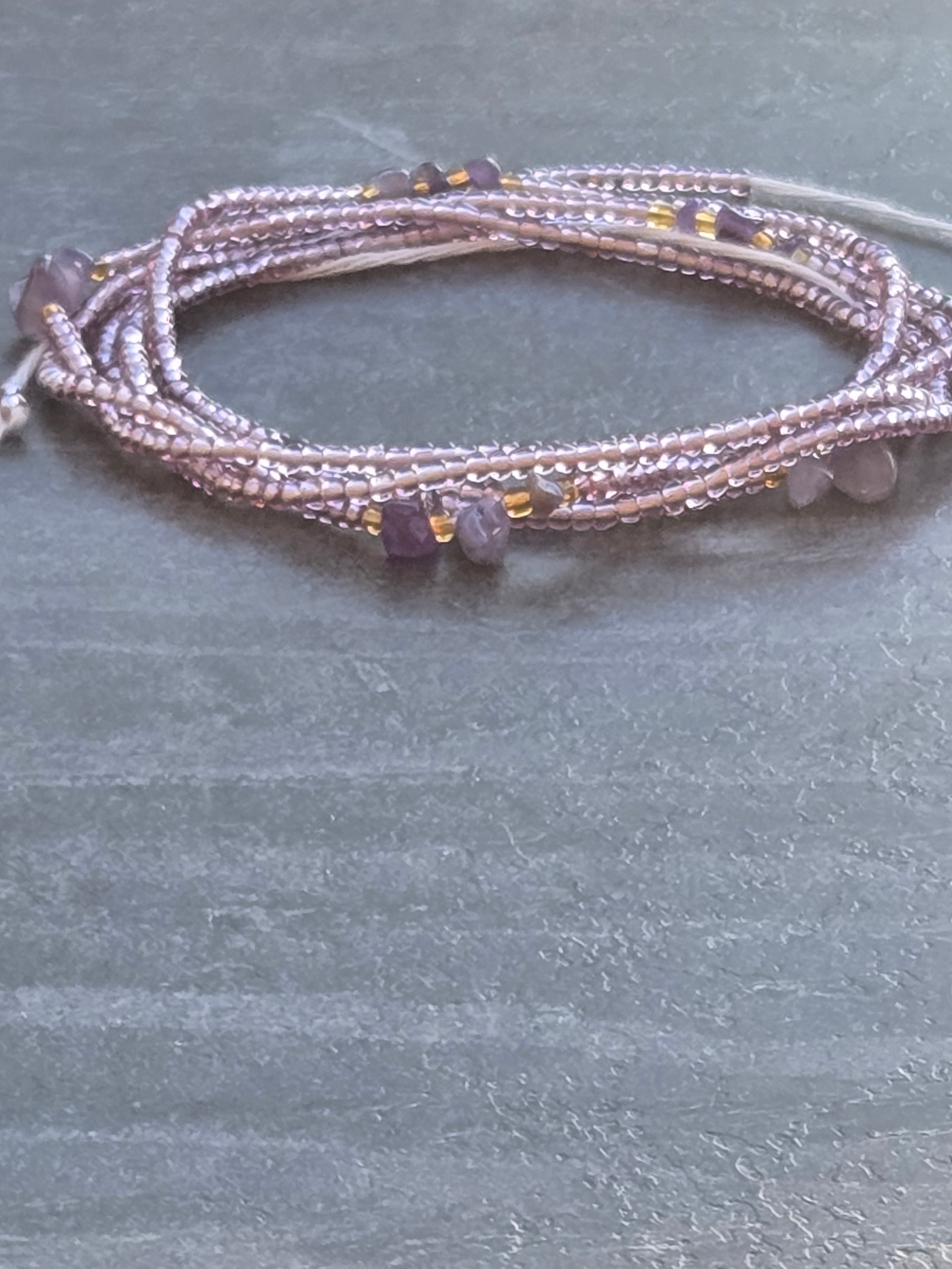 De Intuïtie: Amethist Waistbeads