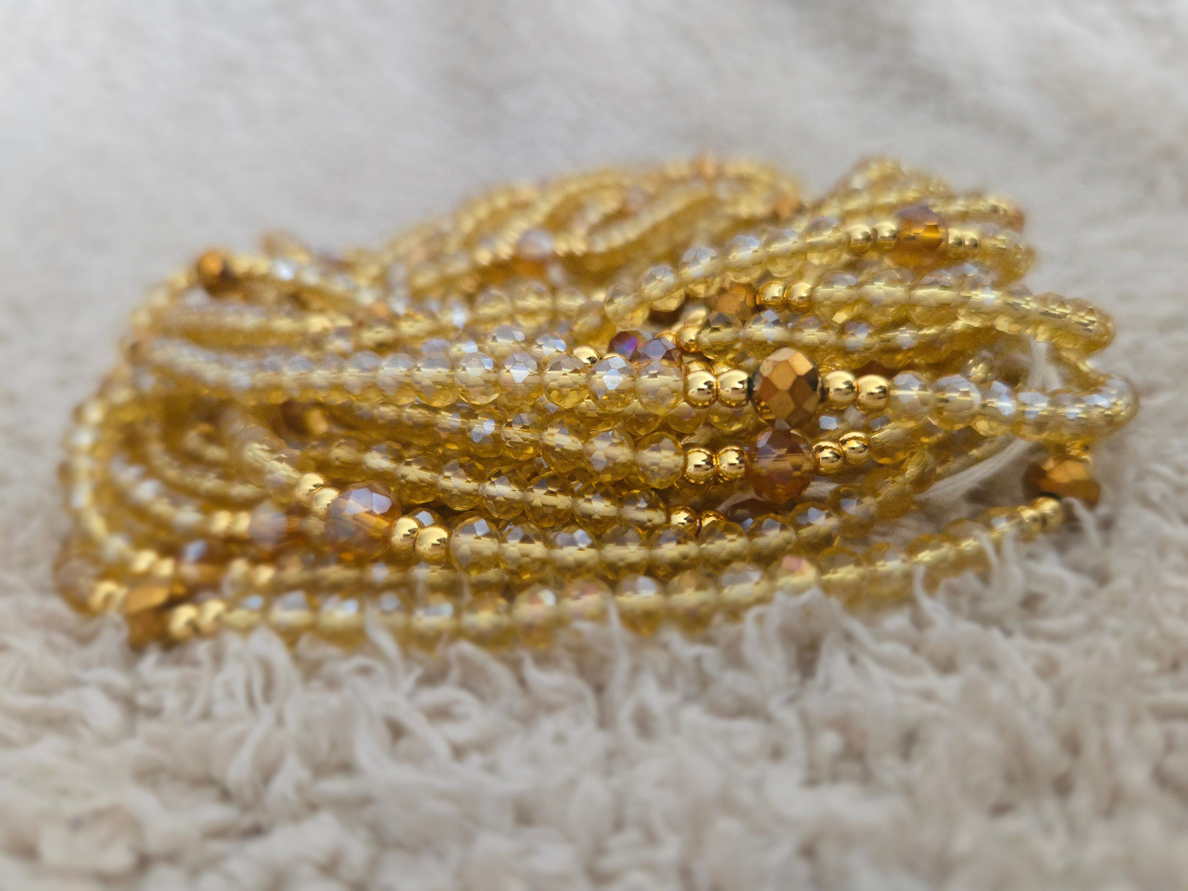 Golden Courage Waistbeads