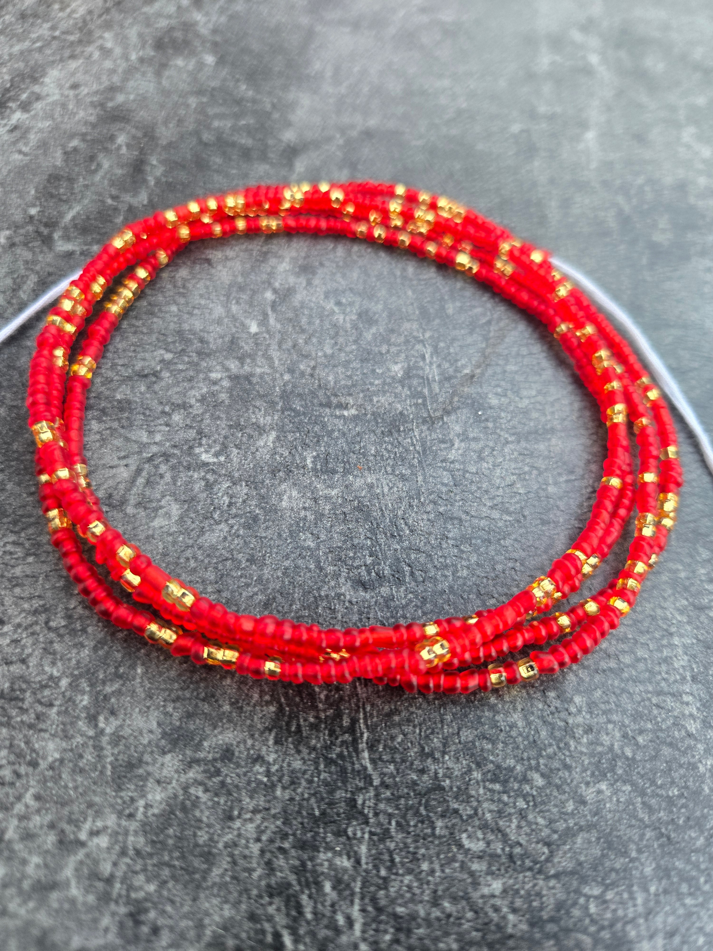 Hibiscus Kiss Waistbeads