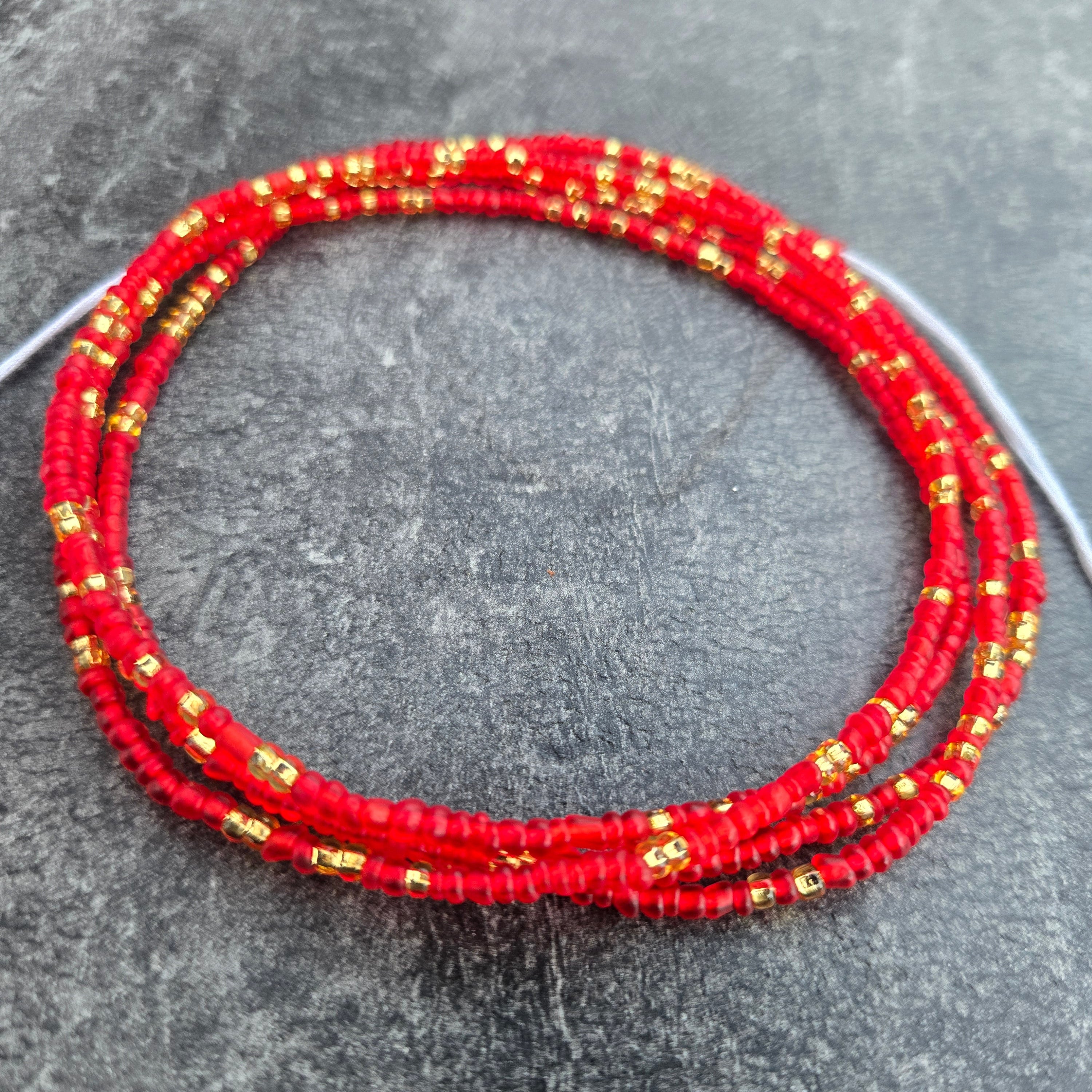Hibiscus Kiss Waistbeads