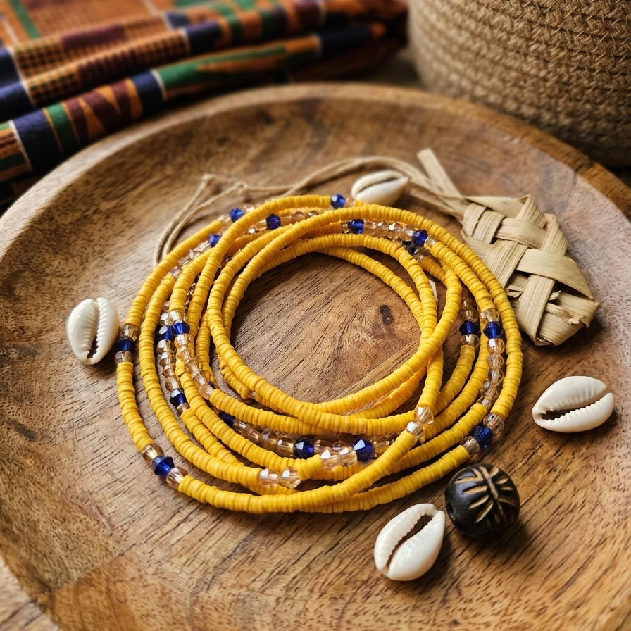 Dag 5: Één waistbead per dag, tot 10.000 vrouwen voor zichzelf kiezen.