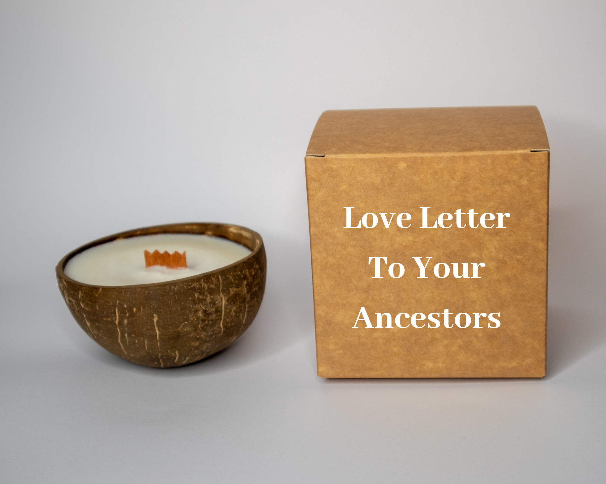Love letter to your ancestors kokosnoot Kaars.