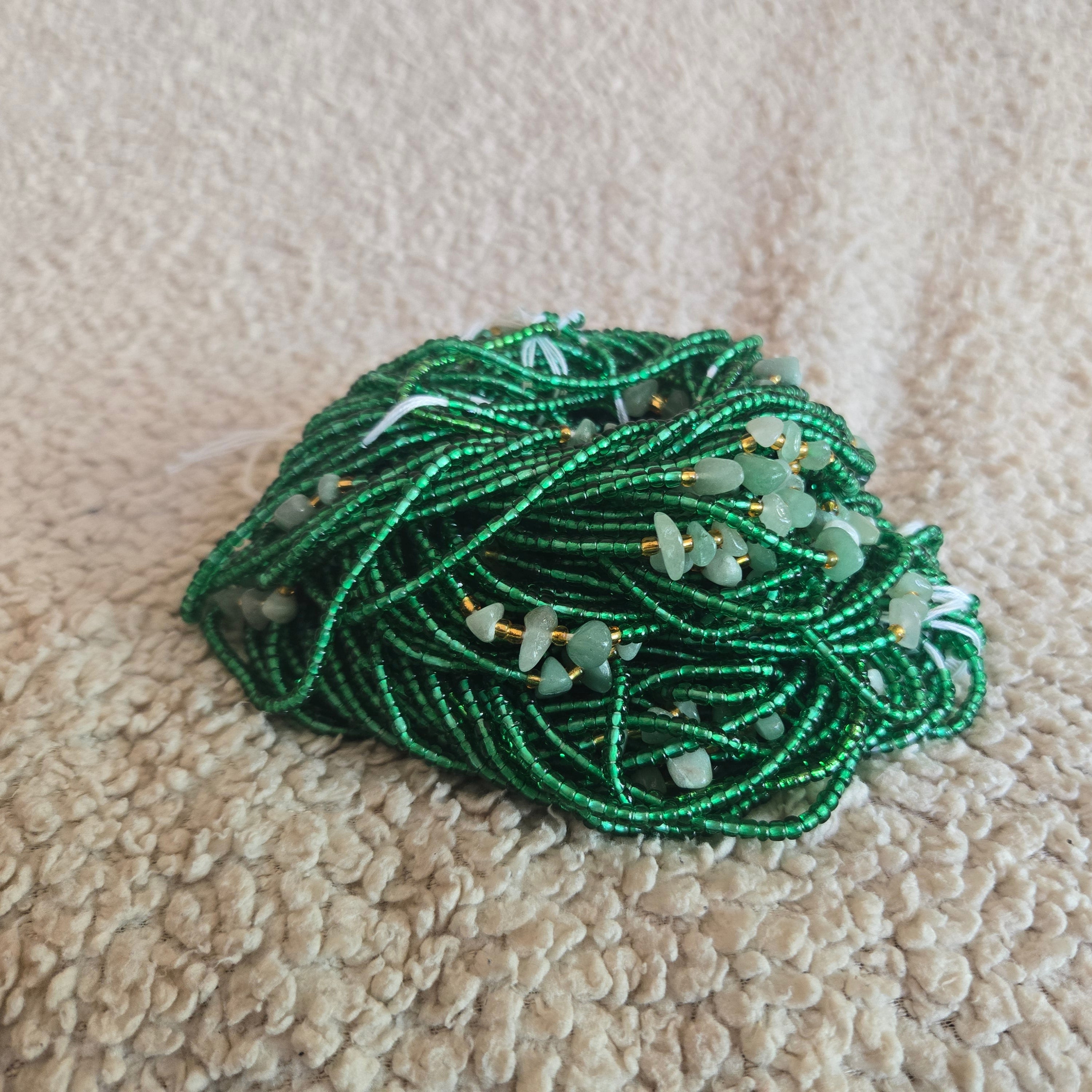 Breaking the Generational Curse Aventurijn Waistbeads