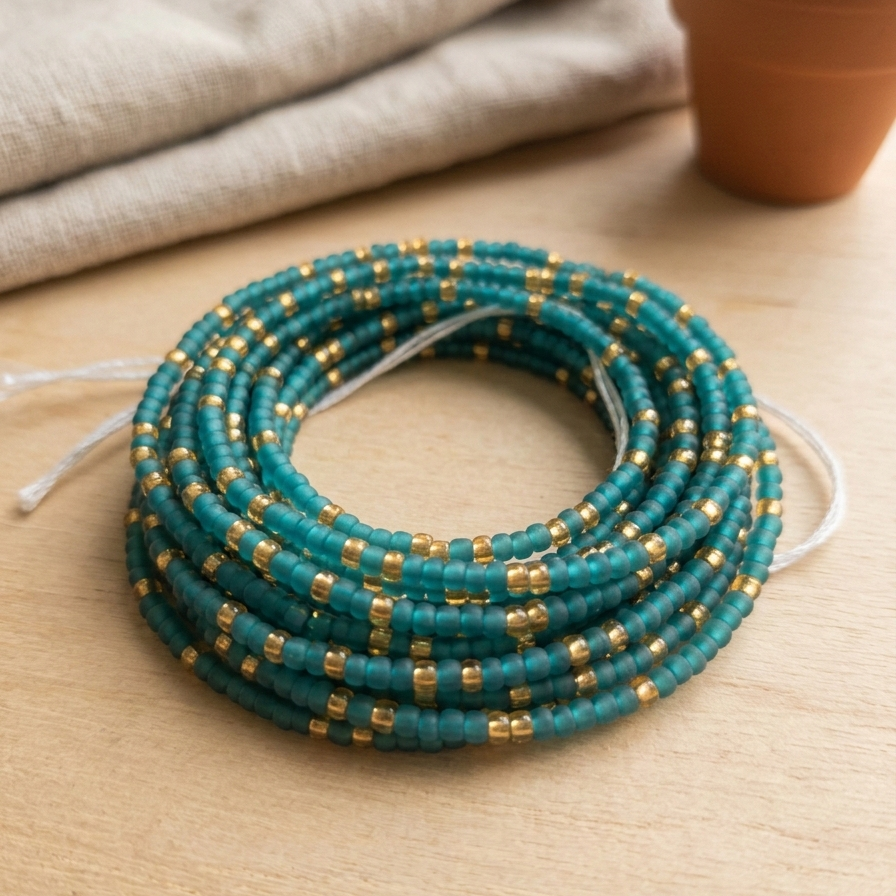 Dag 3: Één waistbead per dag, tot 10.000 vrouwen voor zichzelf kiezen.