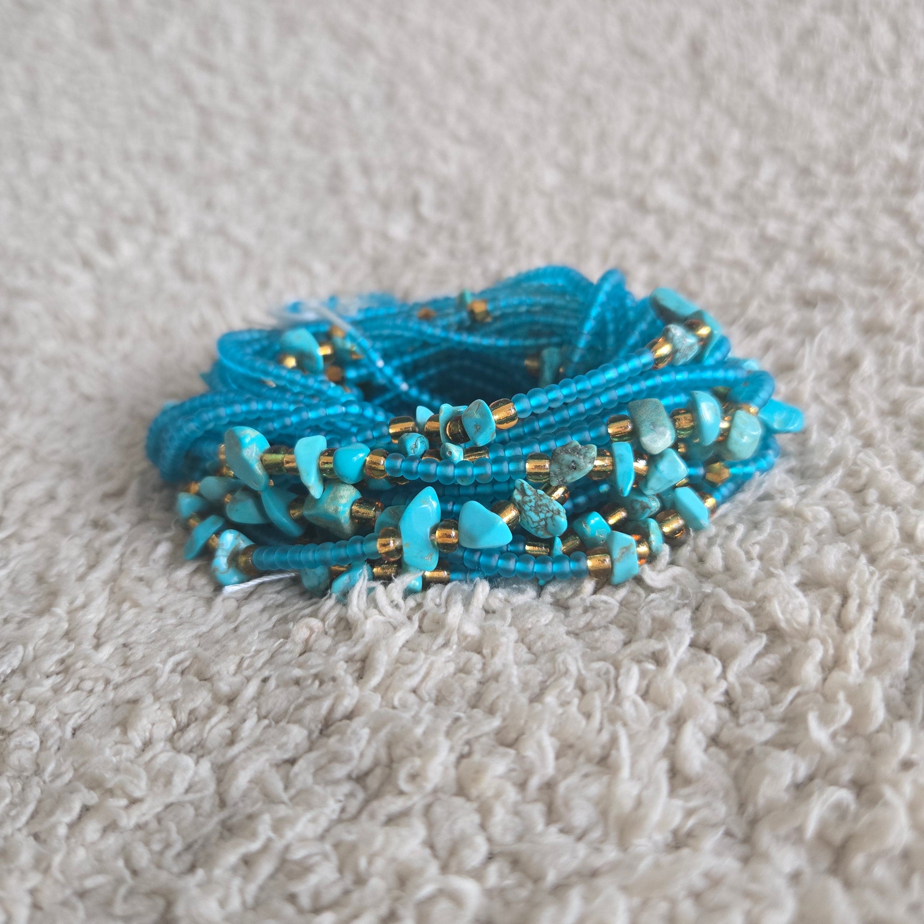 The Turquoise Crown Waistbeads
