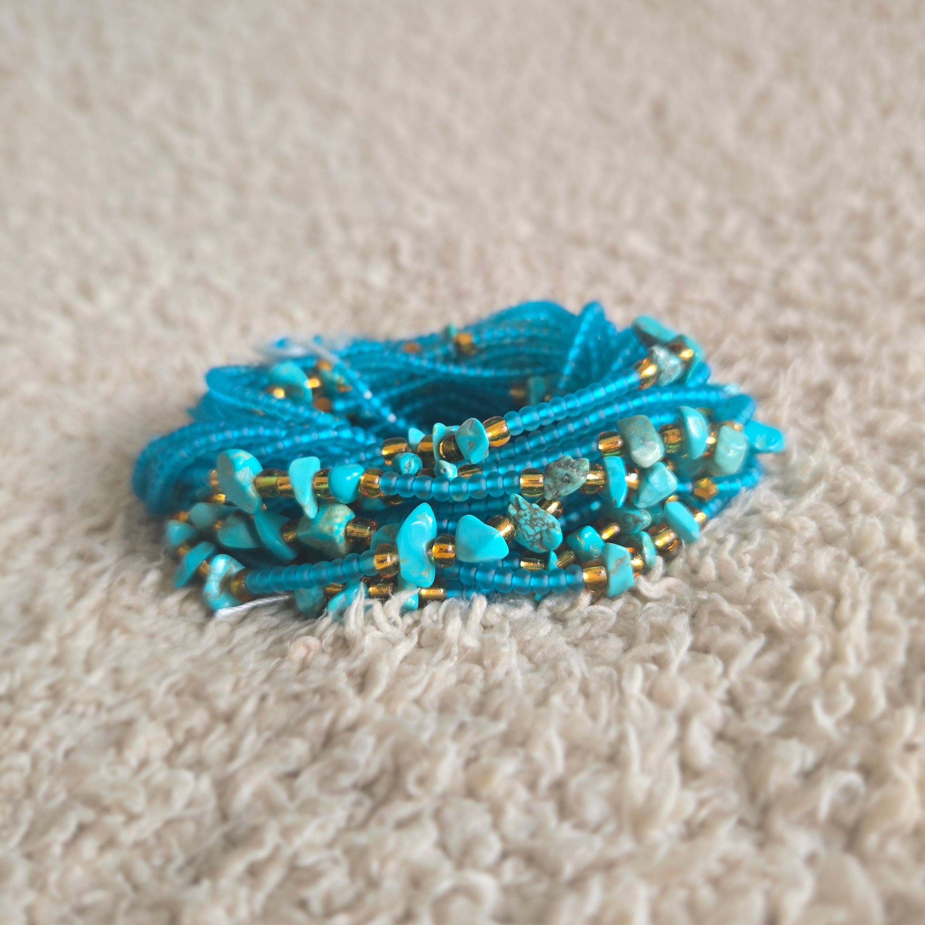 The Turquoise Crown Waistbeads