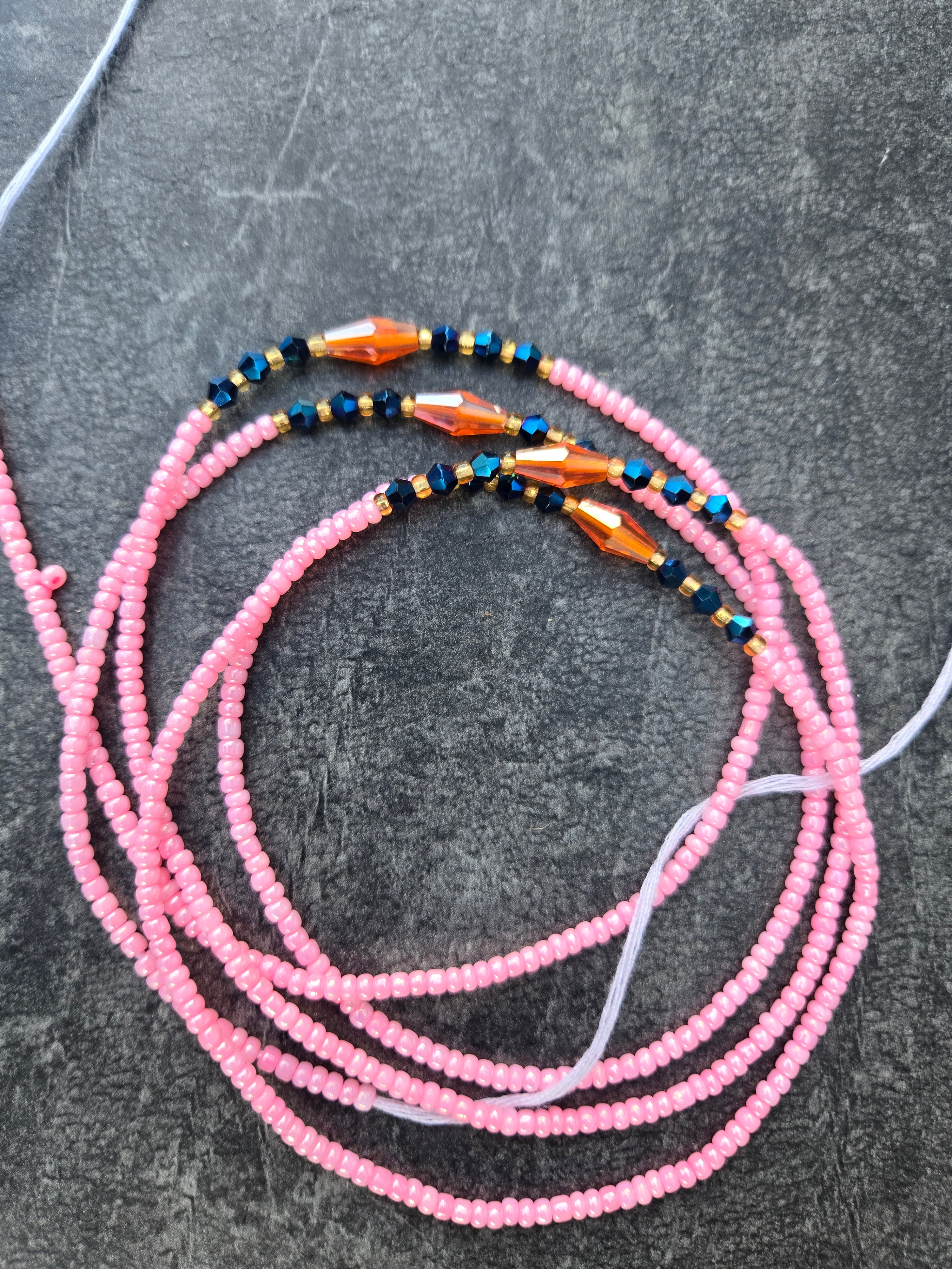 Pink Paradise Waistbeads