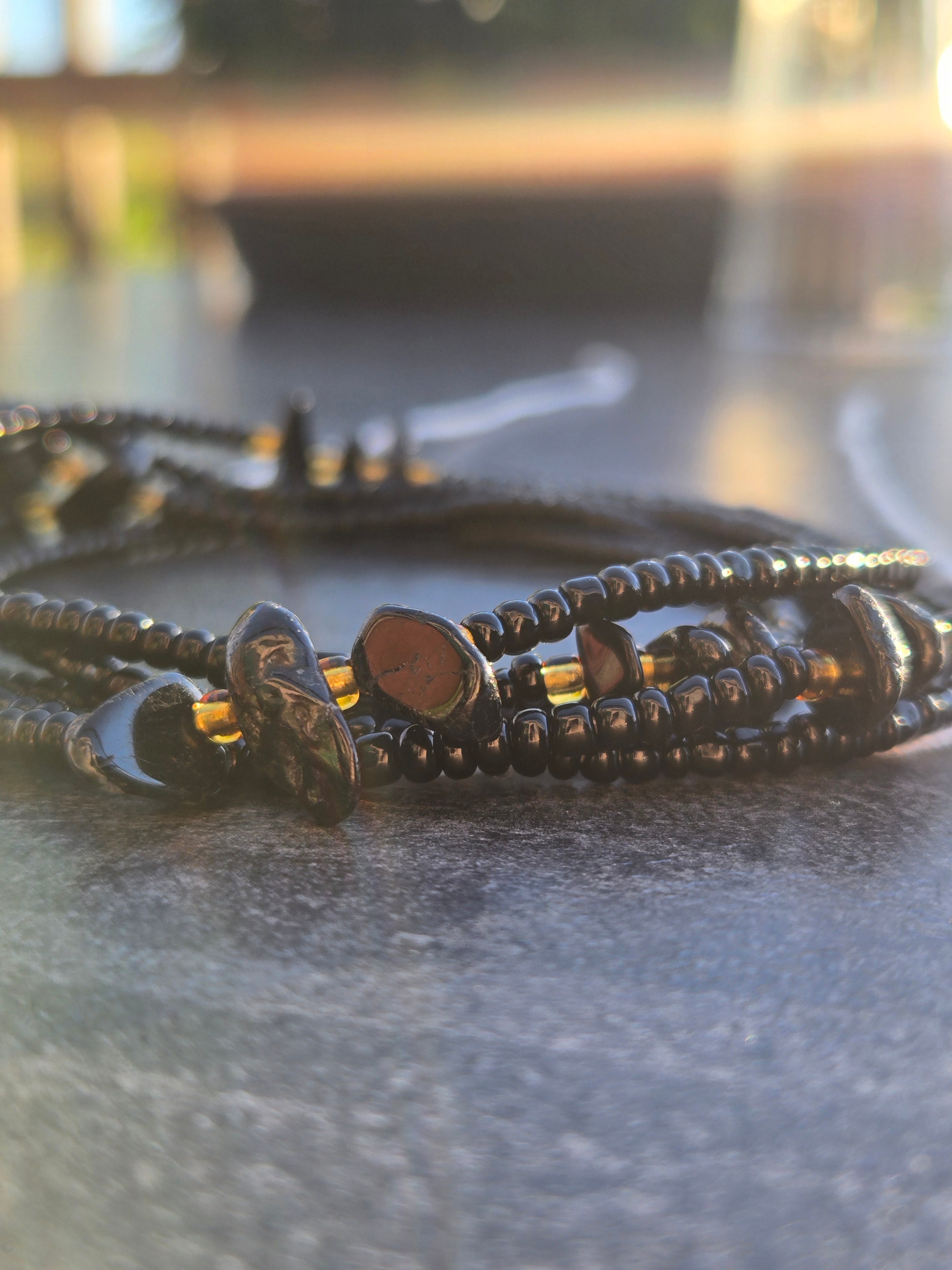 Het tijdperk van bescherming: Zwarte Onyx Waistbeads