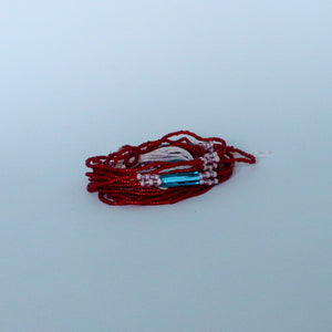 Red passion 3 in 1 waistbeads.