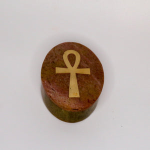 Ankh doosje zeepsteen.