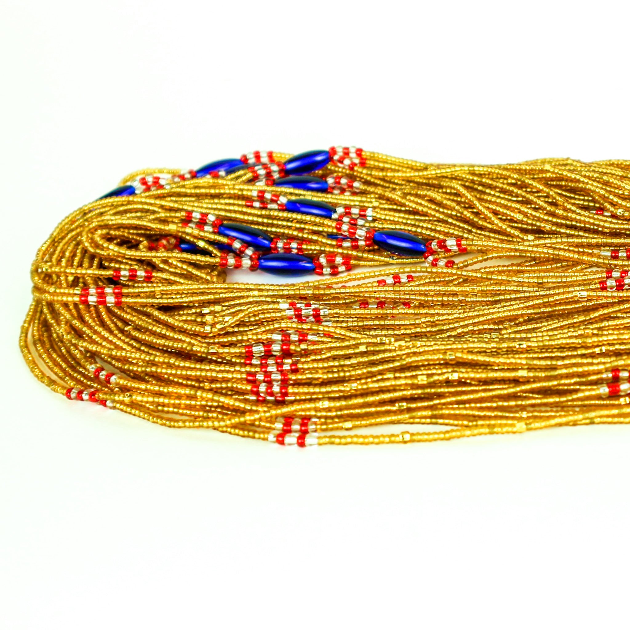 3 in 1 goldene Taillenperlen